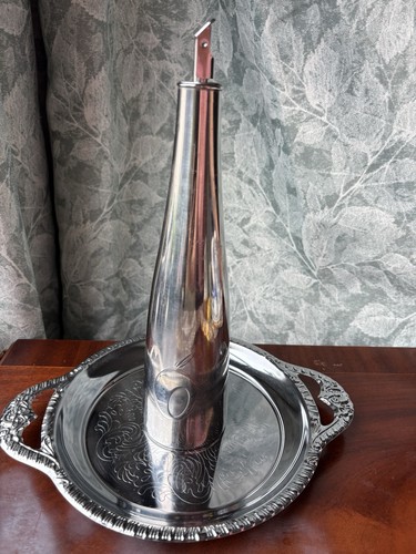 Stainless steel oil decanter - stainless,