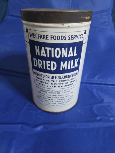 Vintage empty welfare foods - vintage,