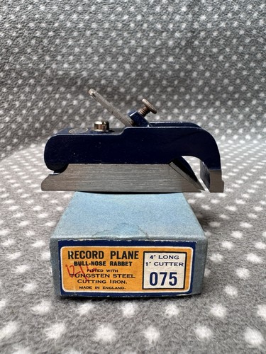 Record plane bull nose rabbet - plane,