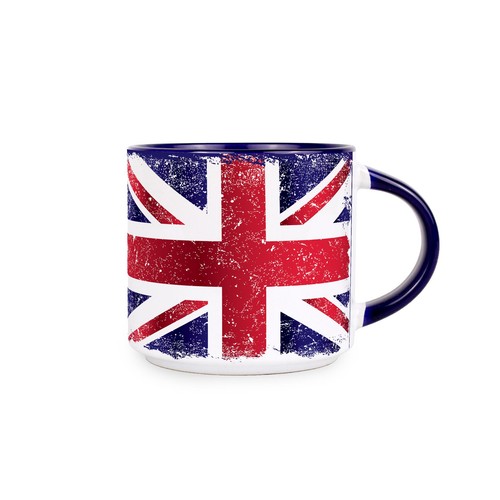 Union jack flag ceramic mug - mug,
