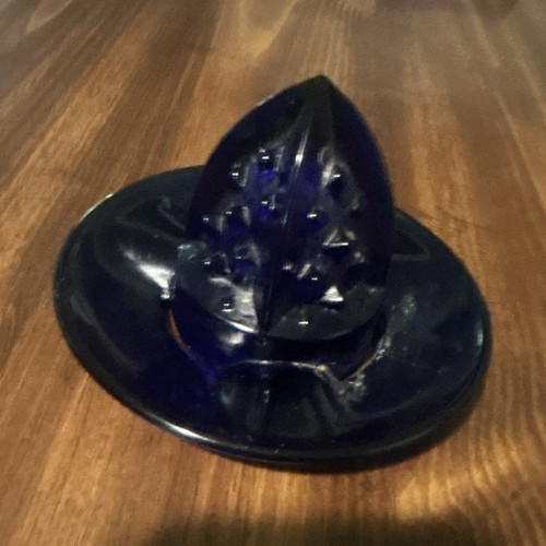 Easley pat vintage blue glass - easley, pat.