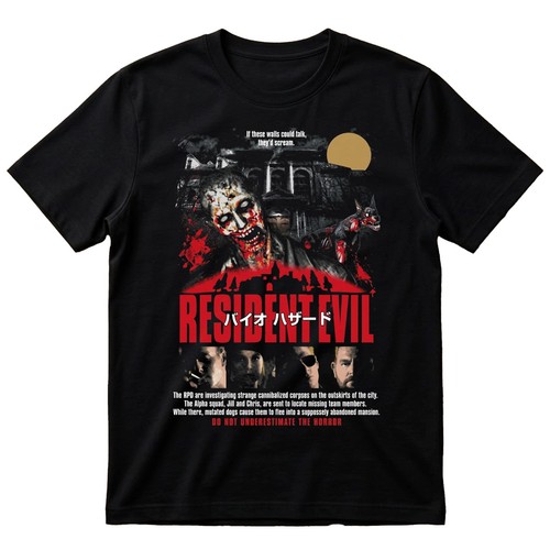 Resident evil shirt - evil, horror