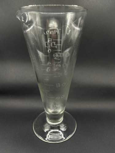 Vintage pharmacy measure glass - measure,