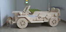Toddler wooden car bed Jeep