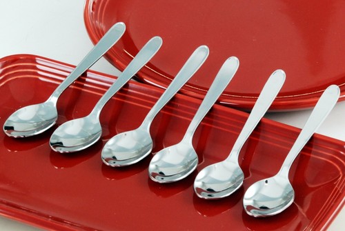 Stainless steel teaspoons - stainless,