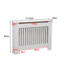 S-XL Radiator Cover Cabinet MDF Modern Cabinet Top Shelving Home Office Hallway