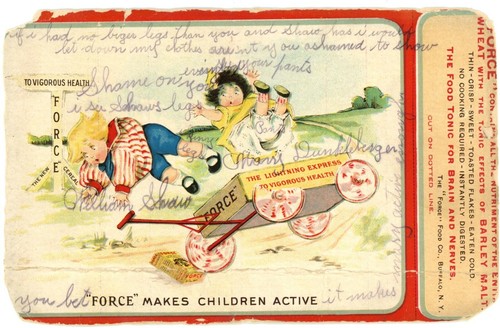 Force cereal advertising - force,
