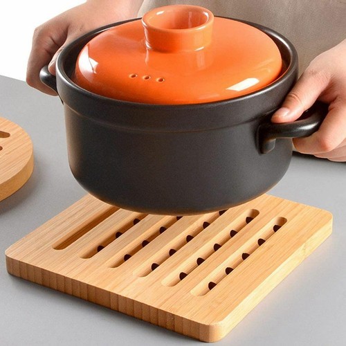 2pcs new bamboo trivet - new,