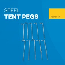 10 Pack - Tent Ground Steel