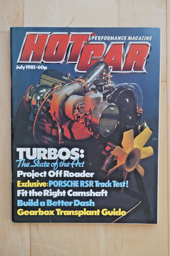 Hot car magazine july - car, magazine.