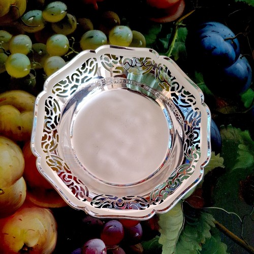 Vintage silver plated - vintage, dish
