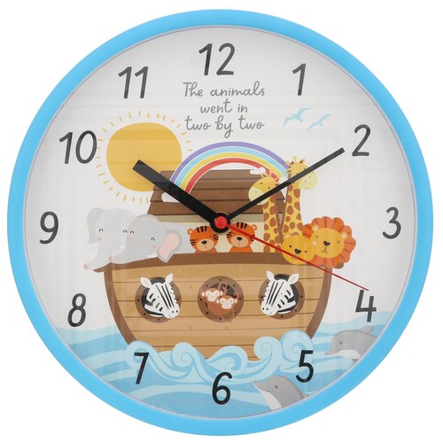 Noahs ark wall - ark, clock
