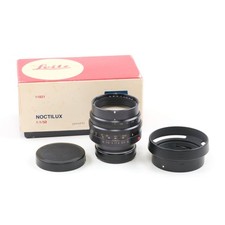 LEITZ 50MM F1 NOCTILUX E58 + 12519 HOOD 2ND BATCH + BOX 11821 #4995