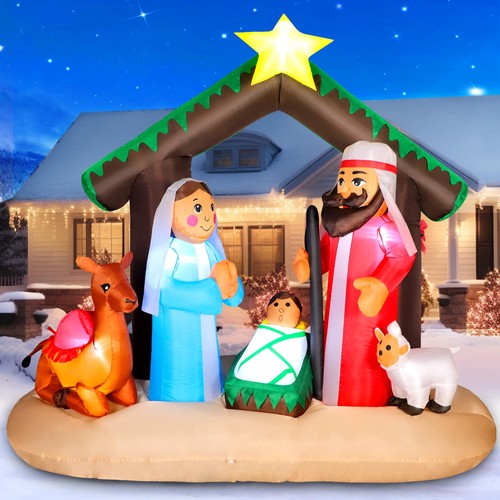 7ft christmas inflatable - 7ft,