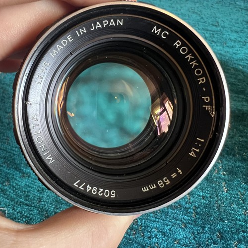 Minolta rokkor 58mm - minolta, rokkor-pf