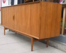 1960s Tambour Fronted Teak Sideboard by Arne Vodder for Sibast
