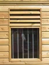 Stable window with perspex - ,