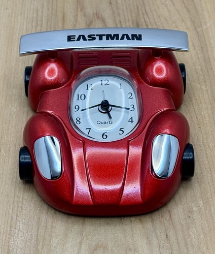 Metal red race car alarm - race,