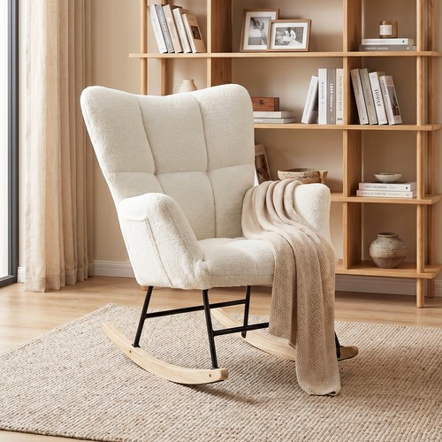 Rocking chair wingback rocker - rocking,