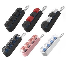 4Key Mechanical Keyboard Keychain Fidget Toy Stress Relief for Adults UKFreeShip