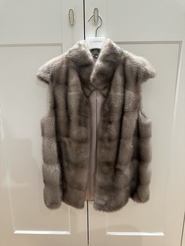 Cuppini mink grey gilet - cuppini,