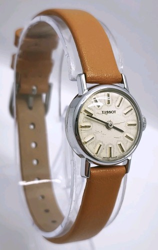 Vtg 1970s tissot steel - tissot, cased