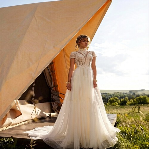 Boho lace tulle - lace,