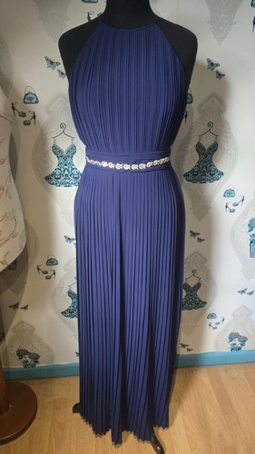Stunning blue pleated - stunning,