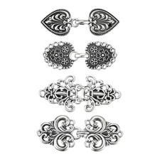 4Pcs Vintage Sweater Clip Cape