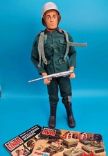 Action Man Blonde Flock Blue