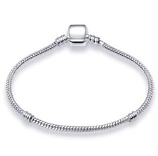 silver plated charm bracelet Job Lot Of 9. 3 Sizes