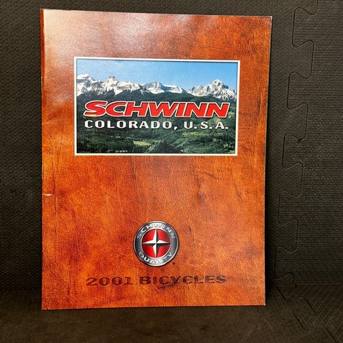 2001 schwinn bicycles - schwinn, catalog