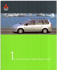 Mitsubishi Space Wagon 1998-99 UK Market Sales Brochure 2.4 GDi GL GLX GLS