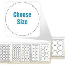 A4 MATTE ROUND CIRCLE CIRCULAR