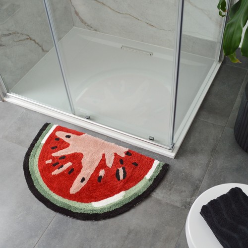 Watermelon bath mat non - watermelon,