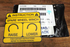 Bedford MJ. Spare wheel winch