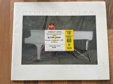 Elton John Programme And