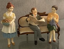 Dolls House  Resin Figures - Scale 1/12th- X3