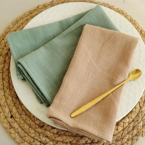 Napkin reusable cotton linen - cotton,