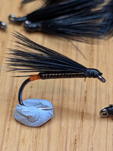 Fly fishing trout - fly, flies(