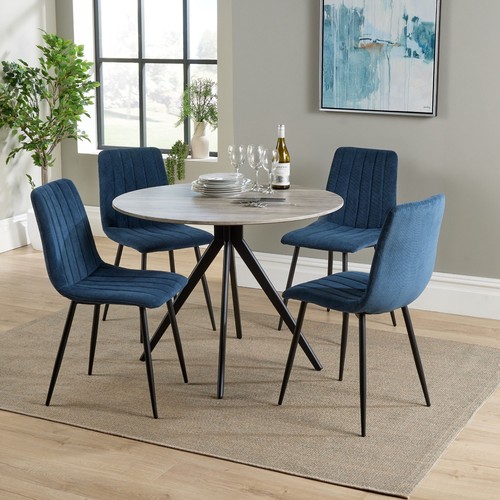 Aspen grey oak effect - effect, round