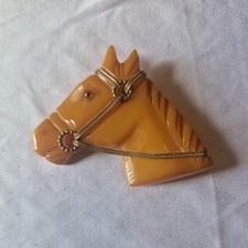 Butterscotch Bakelite Carved