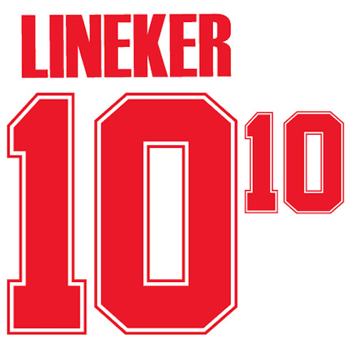 England lineker nameset shirt - england,