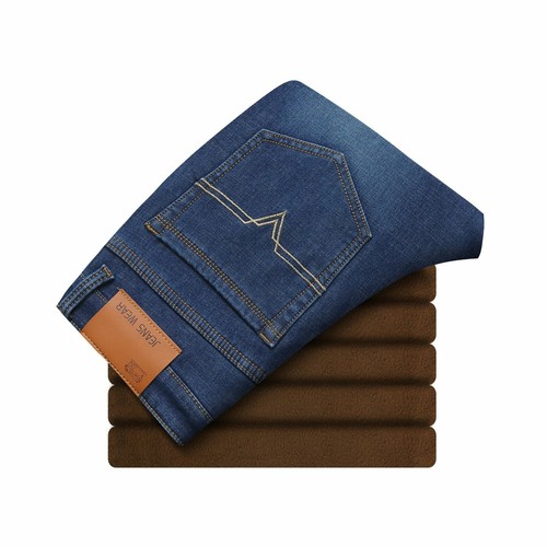 New mens thermal jeans - jeans, thick