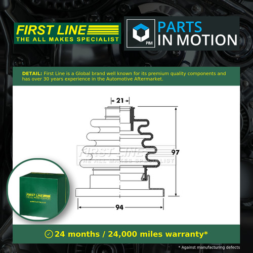 Joint boot fits skoda - cv,
