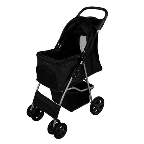 Pet stroller pushchair black - stroller,