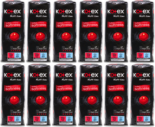 Kotex maxi night time pads - night,