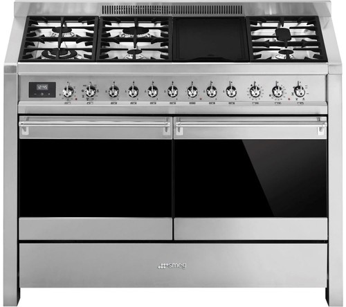 Smeg range cooker stainless - smeg,