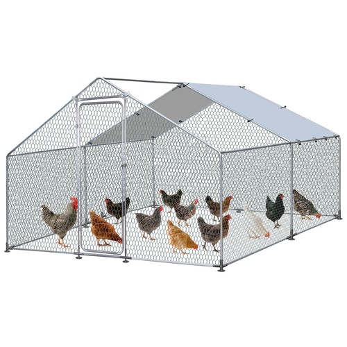 10x10ft chicken coop run - chicken,