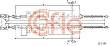 COFLE 92.10.5334 Cable